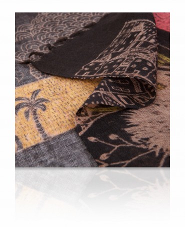 Палантин Женский ZW-VILLAGE/BLACK